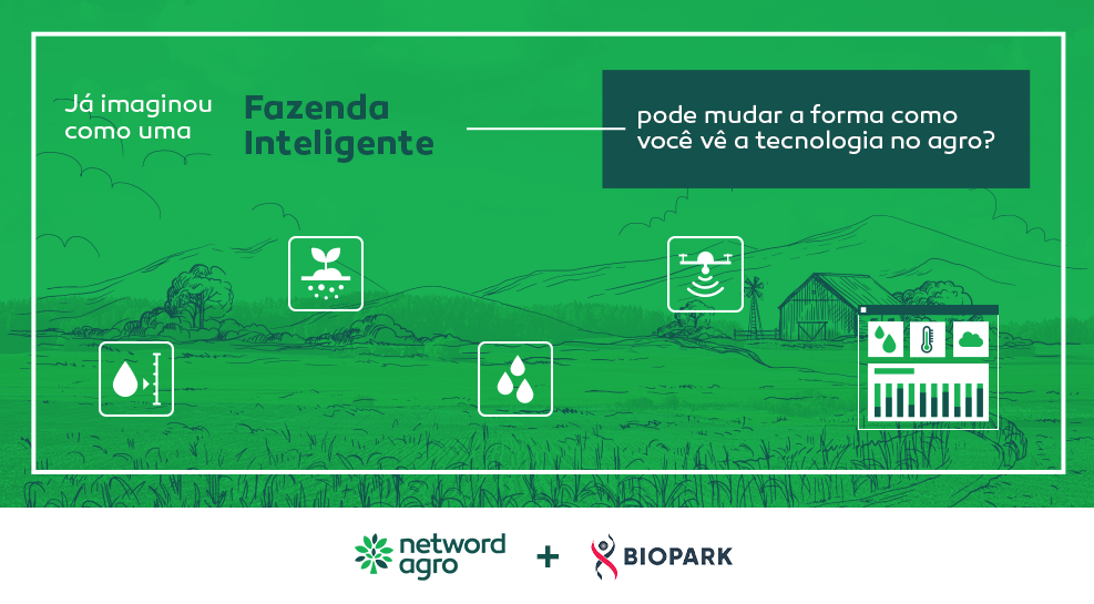 Em parceria com a Biopark, NetWord Agro monta fazenda inteligente